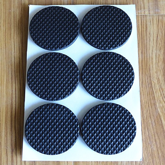 Anti-vibration non-slip table foot mat