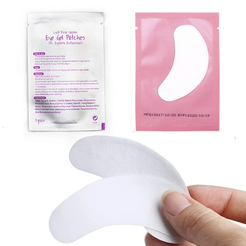 50/100pairs  eyelashes fake lashes stickers lash extension supplies patches for building eyelid eye patches  extension under