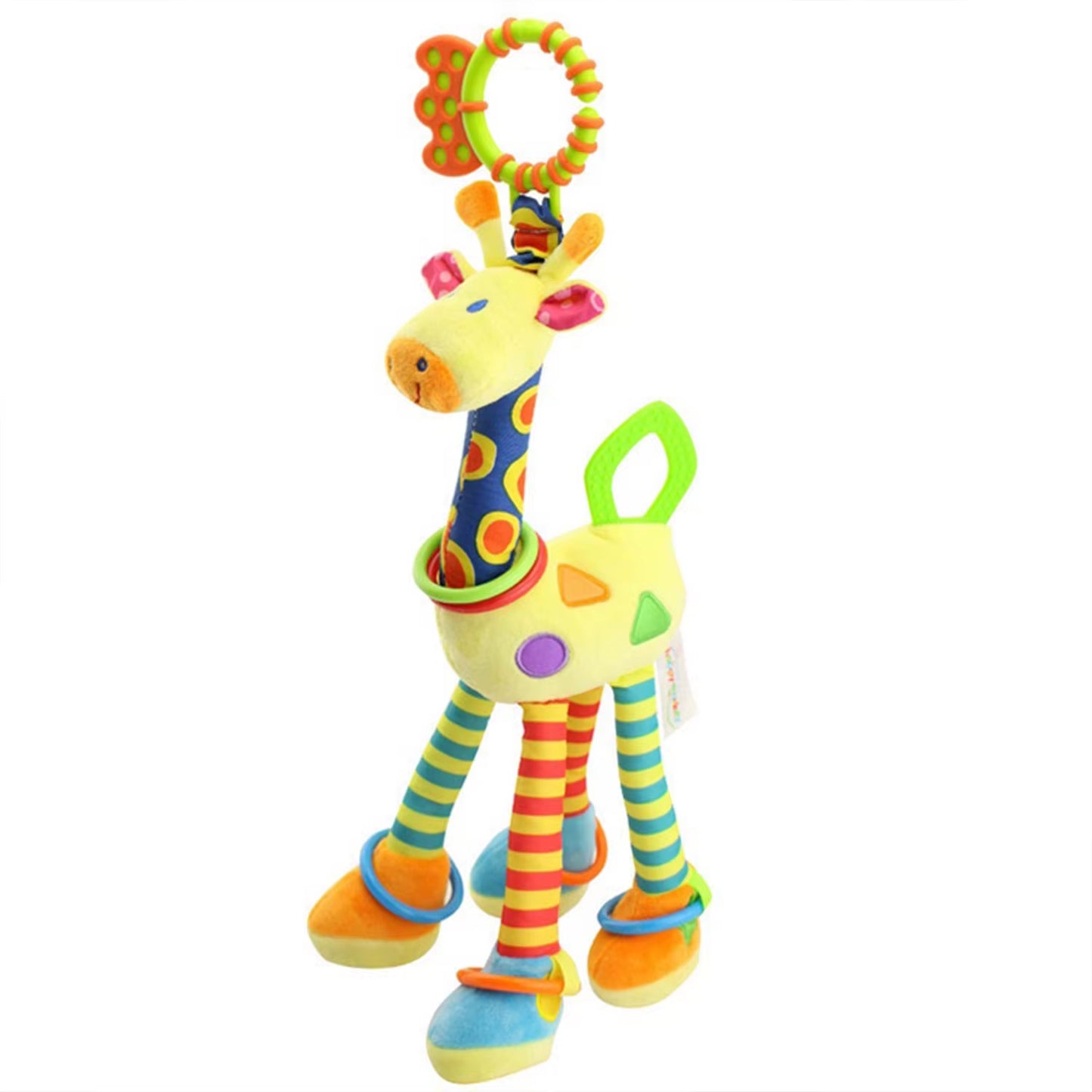 9 Styles to Choose from Baby Stroller Hanging Bell Plush Baby Colourful Label Bed Bell Toy Cartoon Multifunction