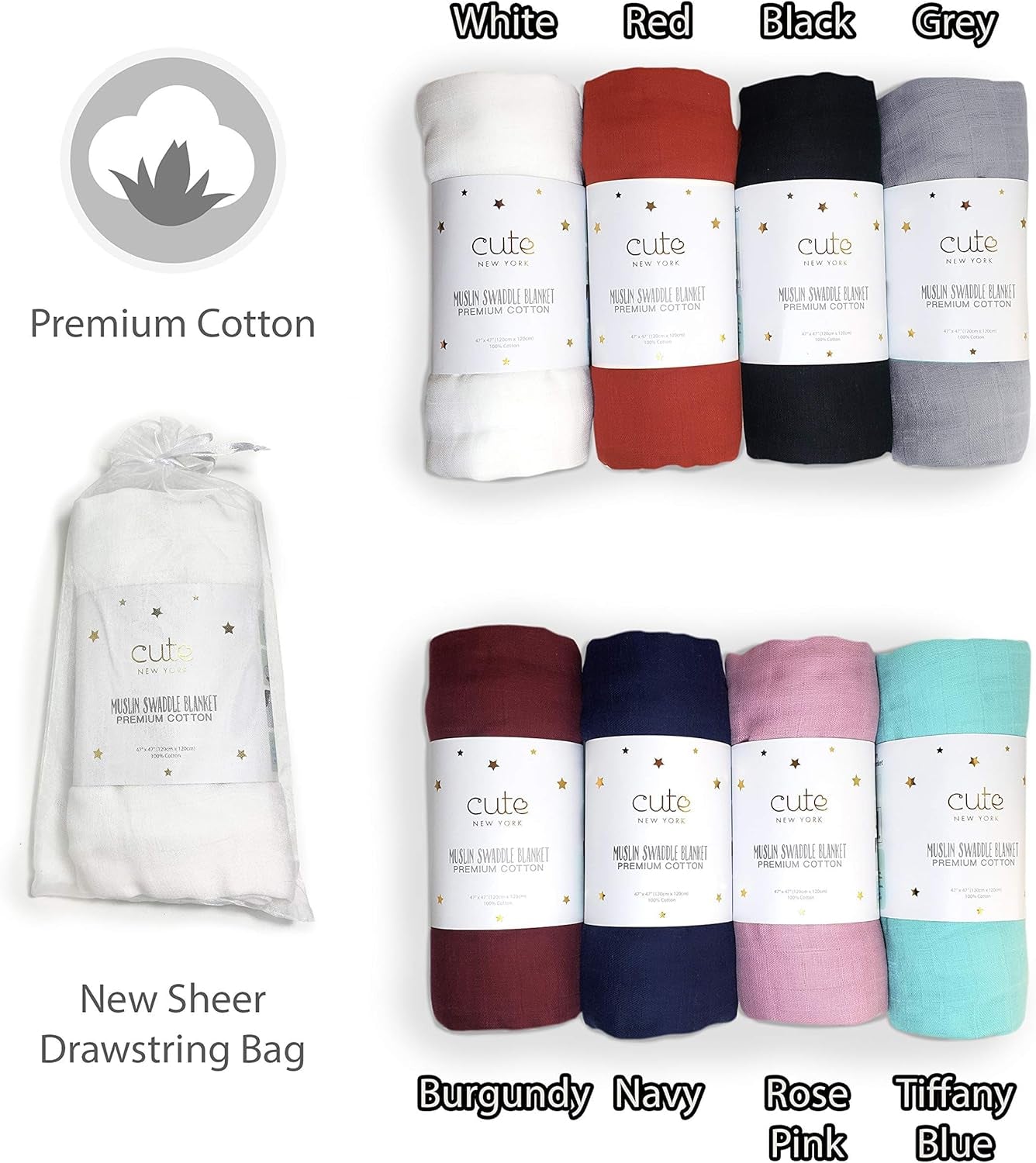 Premium Muslin Cotton Blanket (Burgundy)