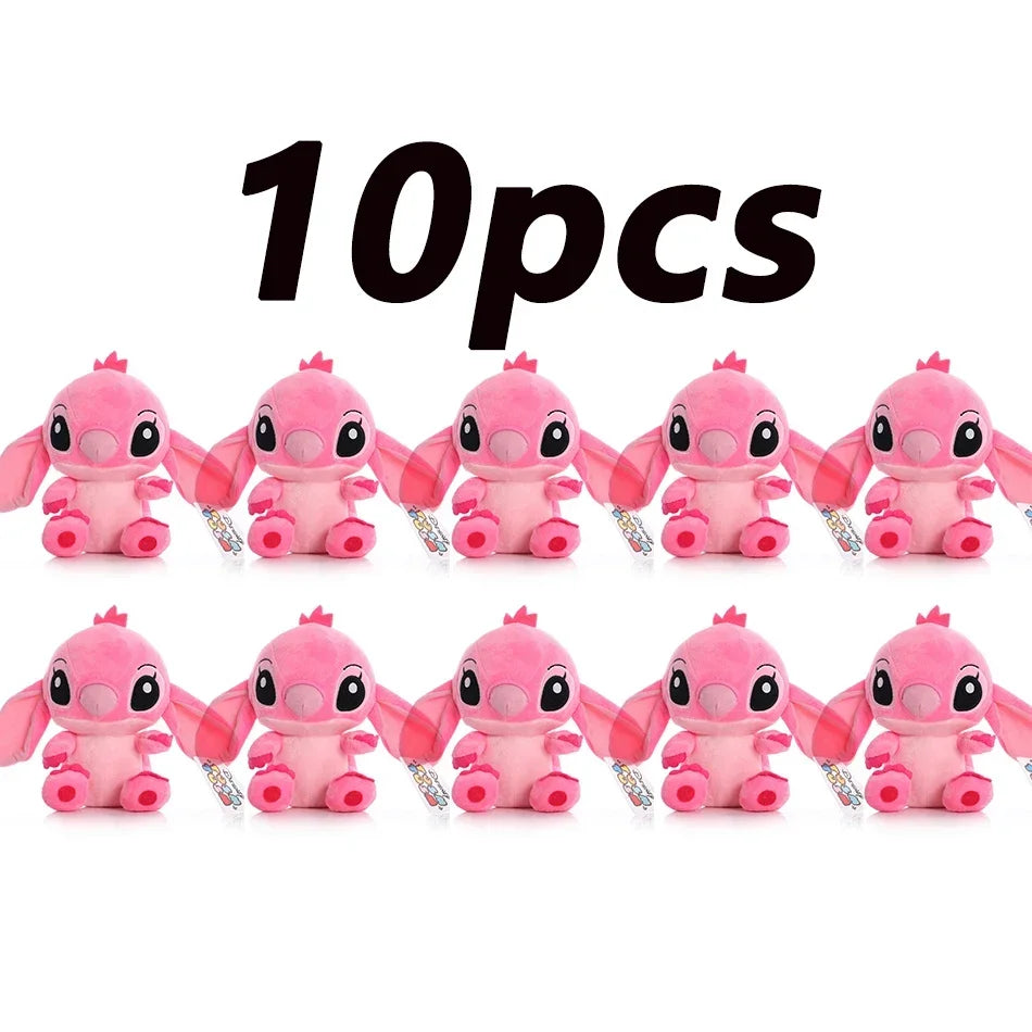 4/8inch Disney toy 12cm 20cm 25cm Stitch Stuffed Plush Models Cartoon Anime Plush Baby Toys Kawaii Kids Birthday Gift