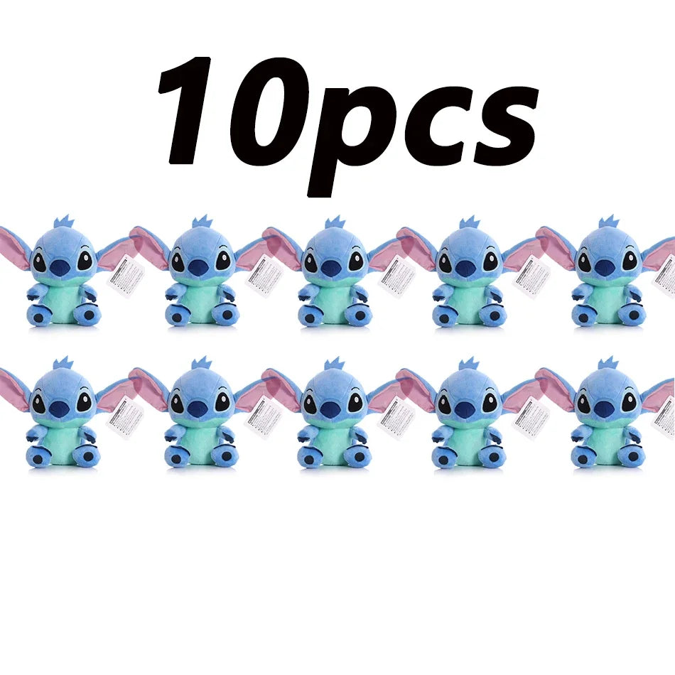4/8inch Disney toy 12cm 20cm 25cm Stitch Stuffed Plush Models Cartoon Anime Plush Baby Toys Kawaii Kids Birthday Gift