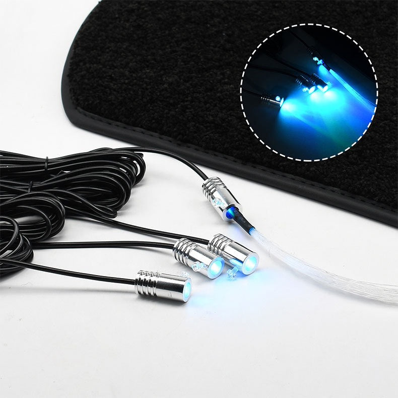 Car Luminous Foot Mat Ambience Light USB