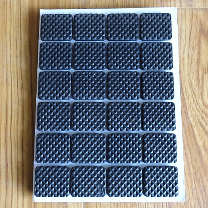 Anti-vibration non-slip table foot mat