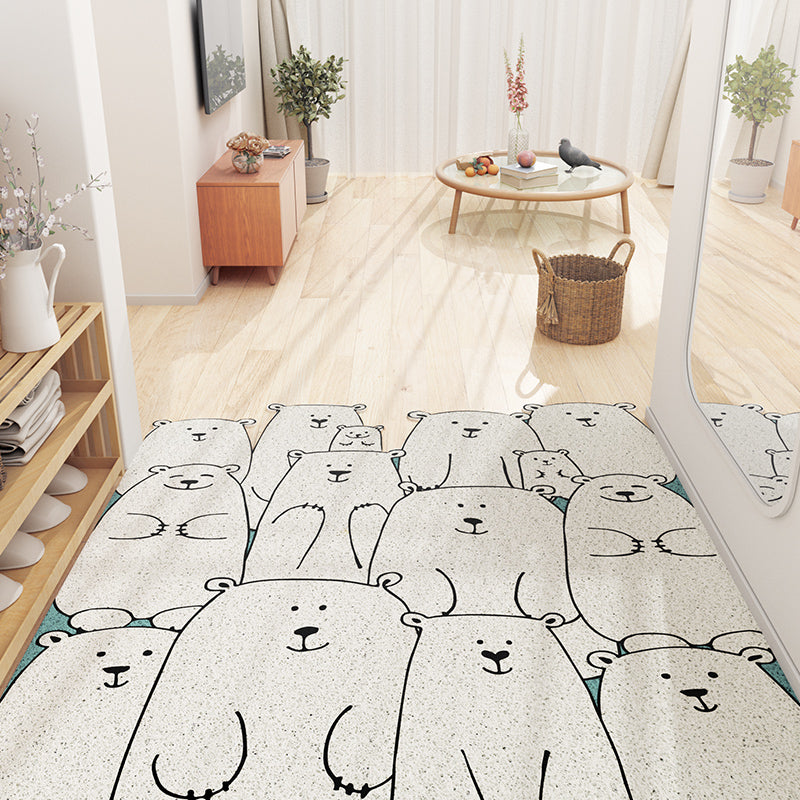 Cartoon Entrance Door Silk Ring Foot Mat