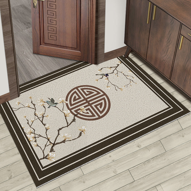 New Chinese Silk Ring Foot Mat Door Mat Entrance Home Use