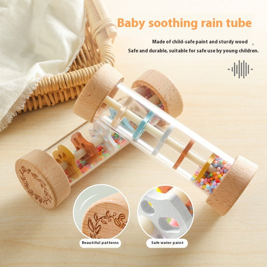 Rain Sound Simulation Rainbow Hourglass White Noise Baby Comfort Maracas