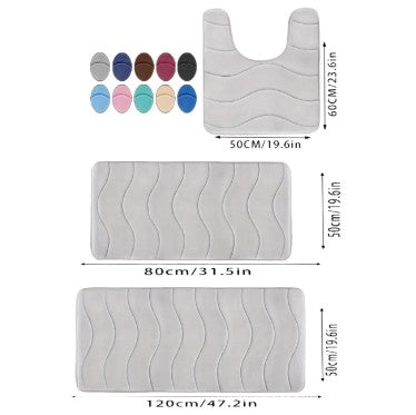 Bathroom Non-slip Mat Foot Mats Absorbent Floor Mat
