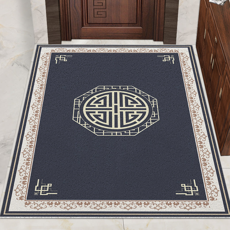 Chinese Style Silk Ring Foot Mat Door Mat Entrance Home