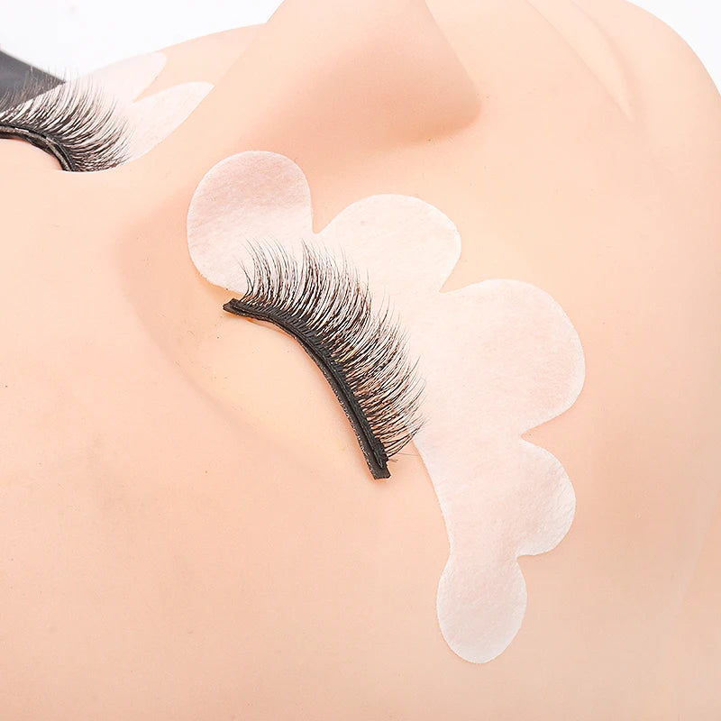 50 Pairs Eyelash Extension Under Eye Pads Grafting Eyelashes Cloud Shape Lash Stickers Hydrogel Patches Makeup Tool Accessory