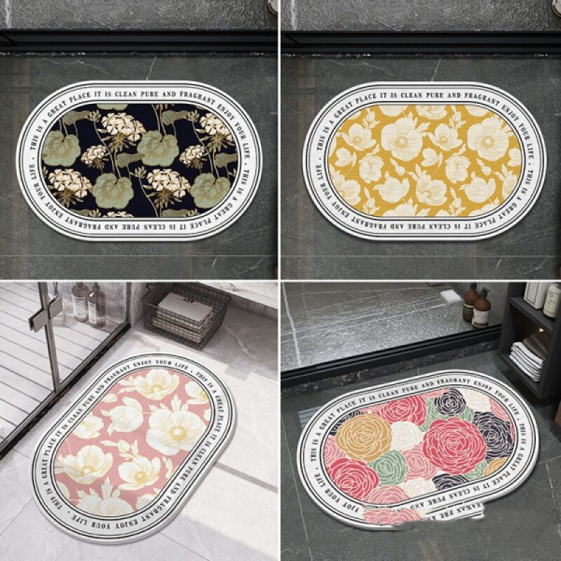 Door Mat Household Toilet Non-slip Foot Mat