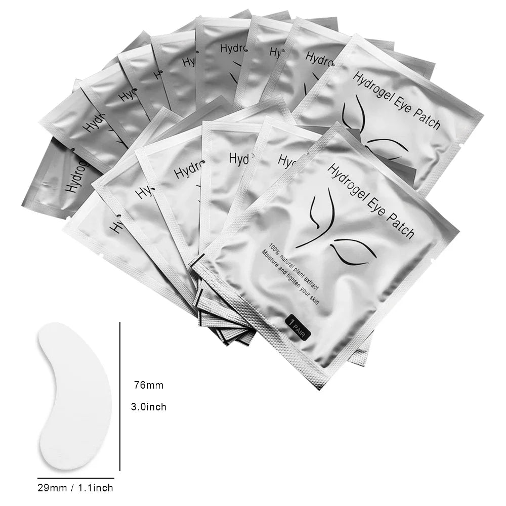 200 pairs Eyelash Eyelashes Under Eye Pads Lint-free Fake Lash Extension Patches Grafting False Extensions Eye Paper Patch