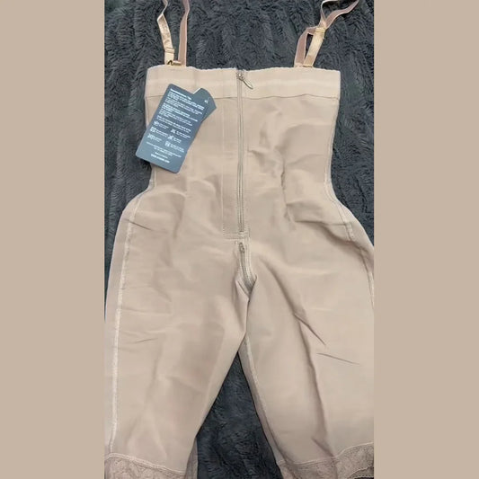 Fajas Colombianas Compression Body Shaper for Women with Zipper Slimming Tummy Control Postpartum Girdles Shaper Everyday Wear