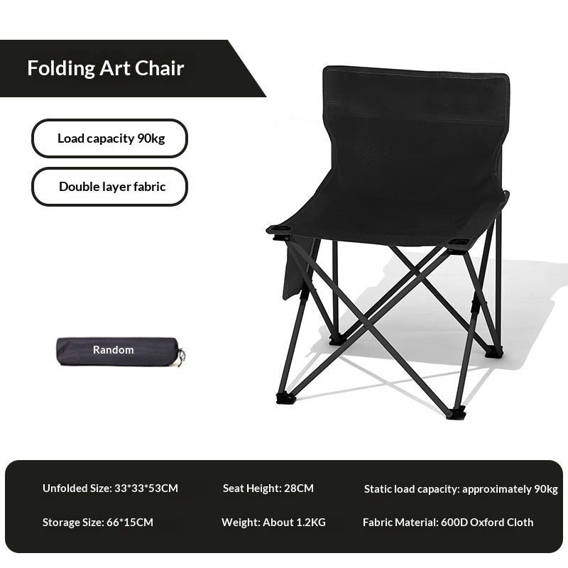 Outdoor Folding Table And Chairseat For Camping Backrests