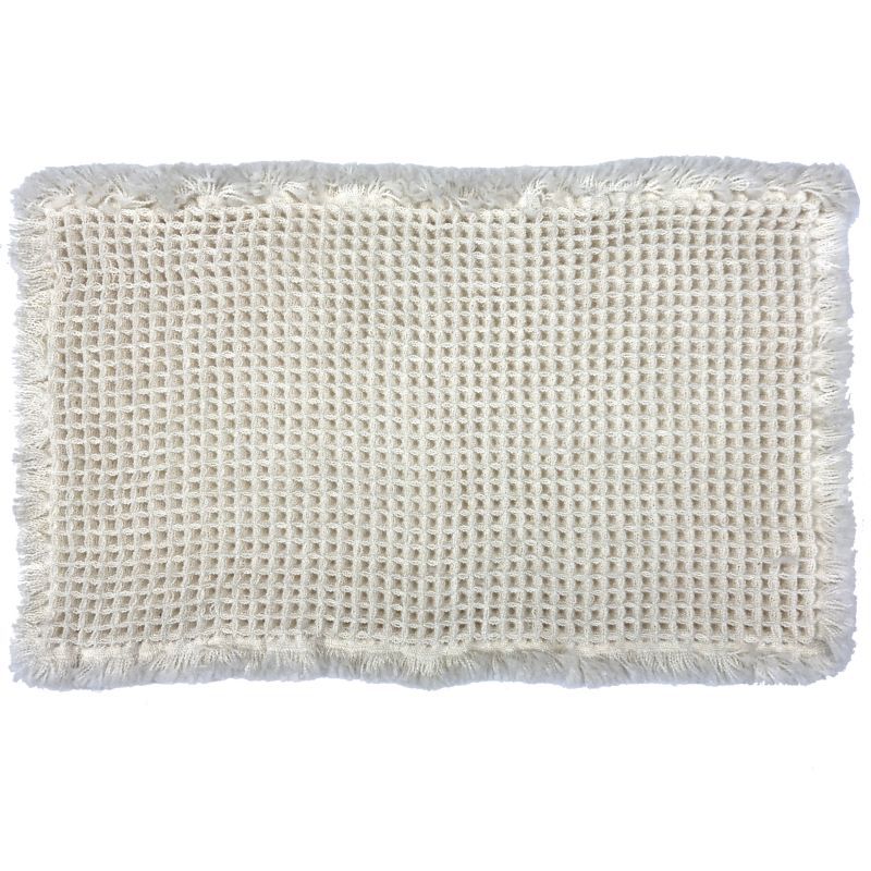 Simple Woven Waffle Quick-dry Foot Mat
