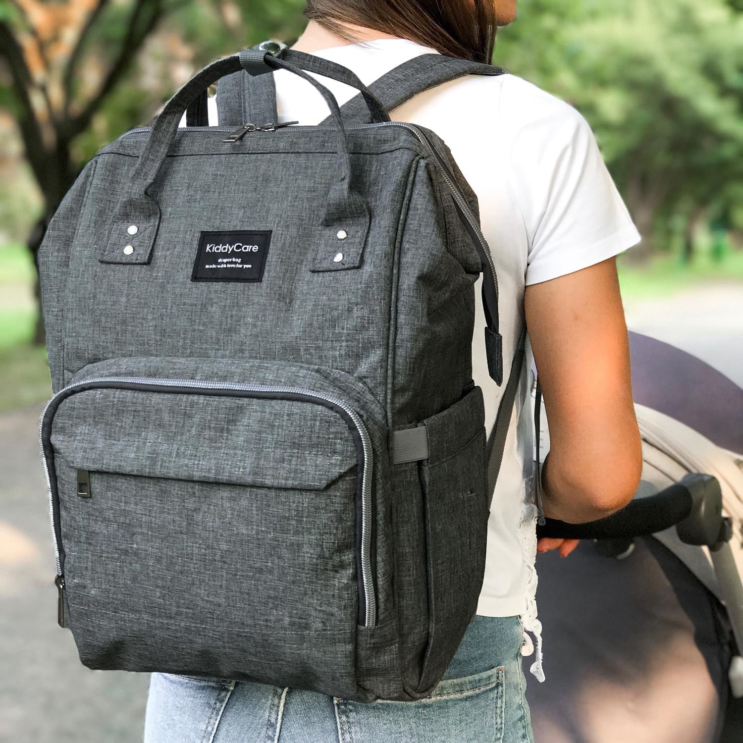 Diaper Bag Backpack | Baby Diaper Bags with Changing Station for Mom | Travel Backpack Waterproof Tote Bag with Various Uses for Maternity Baby Bags Big, Stylish, Unisex | Blue