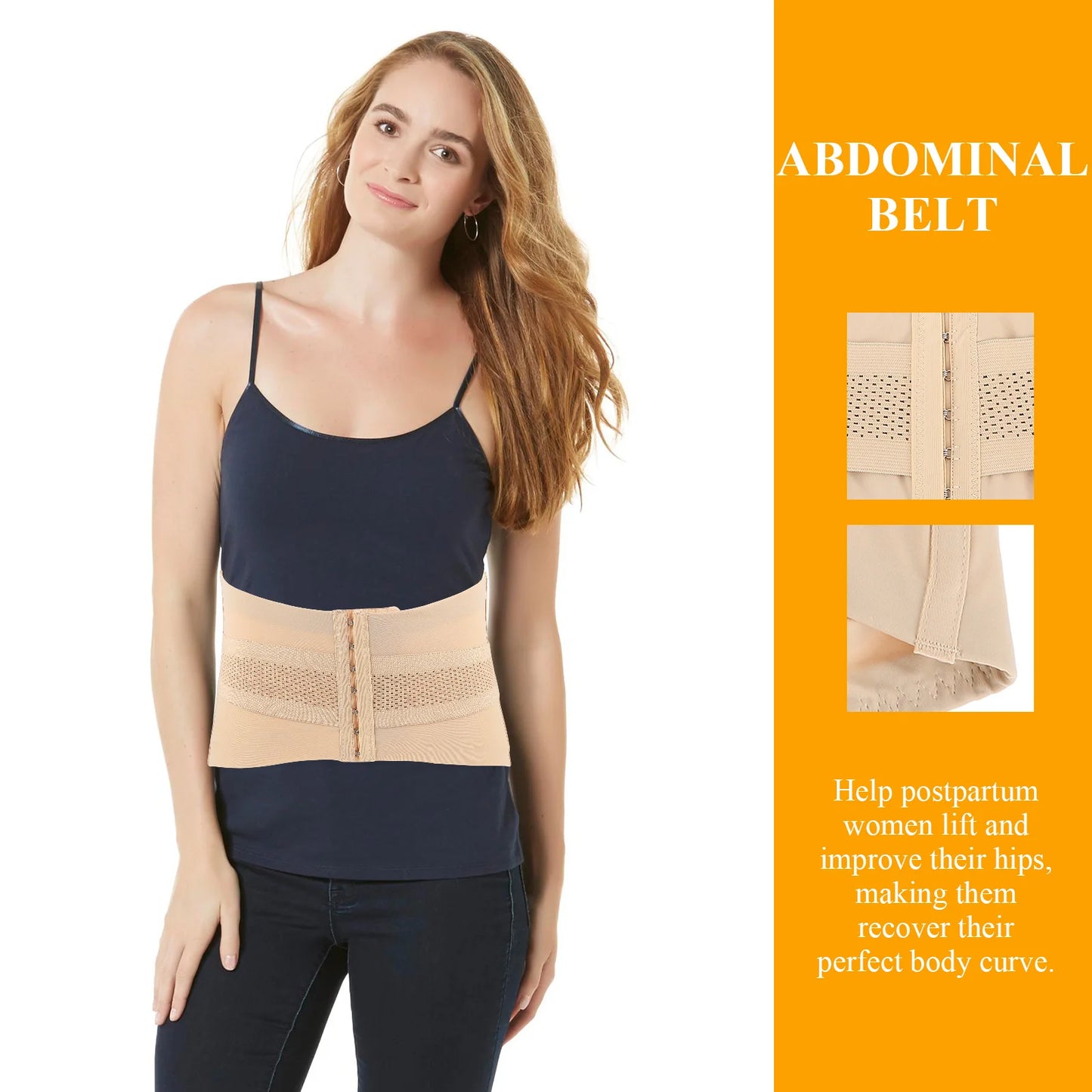 Pelvic Correction Belt Breathable Postpartum Recovery Abdominal Band Hip Fixation Support Pelvic Repair Girdle For Women