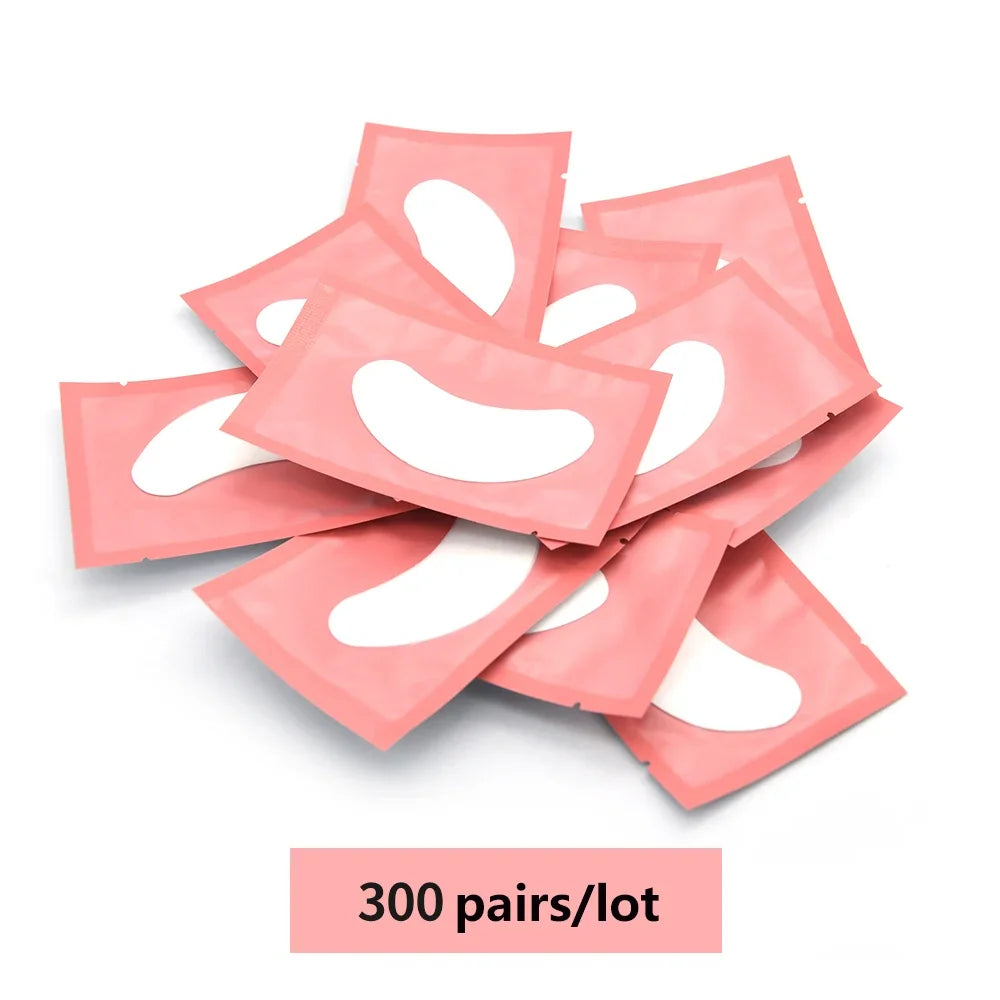 200/300/400 Pairs Hydrogel Eyelash Patches for Extension Lash Lift Makeup Under Gel Eye Patches Pads Eyelash Extension Patch