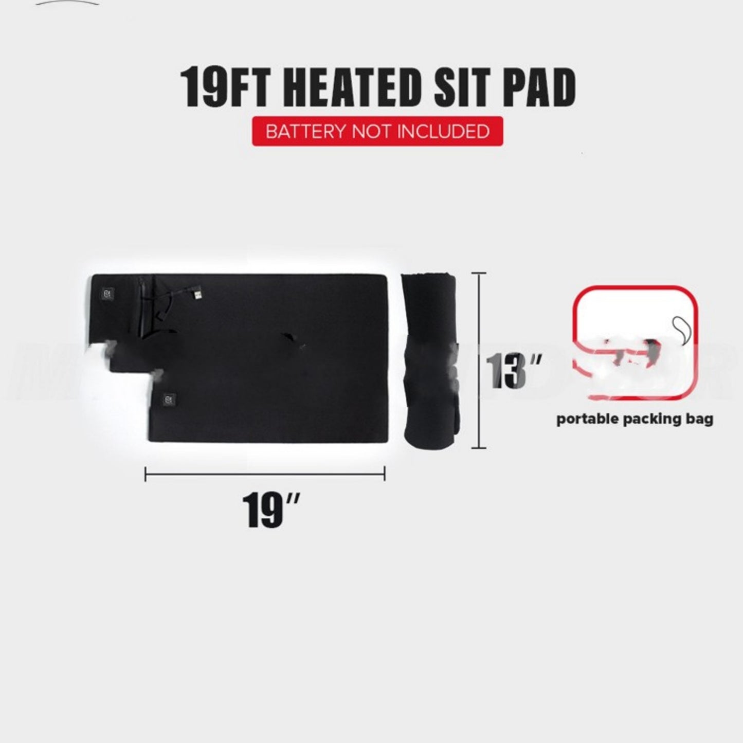 Outdoor Camping Warm And Heated Seat Cushion