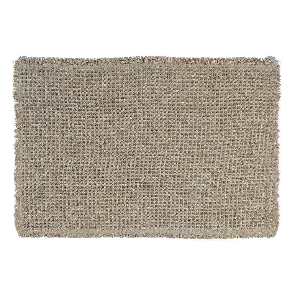Simple Woven Waffle Quick-dry Foot Mat