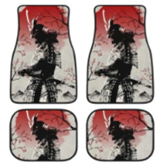 Retro Bohemian Four-piece Car Foot Mat