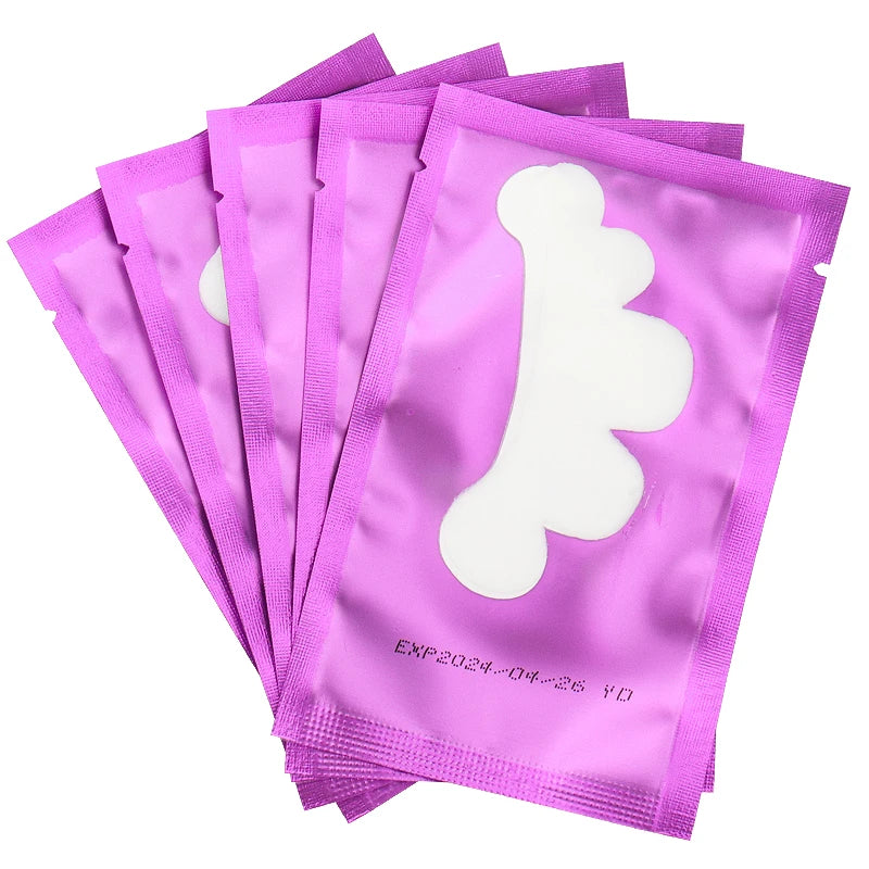 50 Pairs Eyelash Extension Under Eye Pads Grafting Eyelashes Cloud Shape Lash Stickers Hydrogel Patches Makeup Tool Accessory