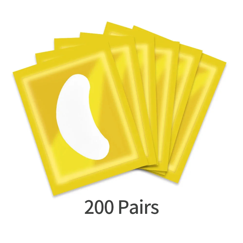 200/300/400 Pairs Hydrogel Eyelash Patches for Extension Lash Lift Makeup Under Gel Eye Patches Pads Eyelash Extension Patch