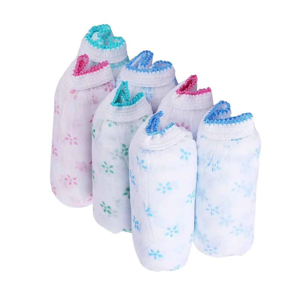 7Pcs Disposable Maternity Panties High Elasticity Comfortable Fit Postpartum Cotton Underwear for Expectant Mothers