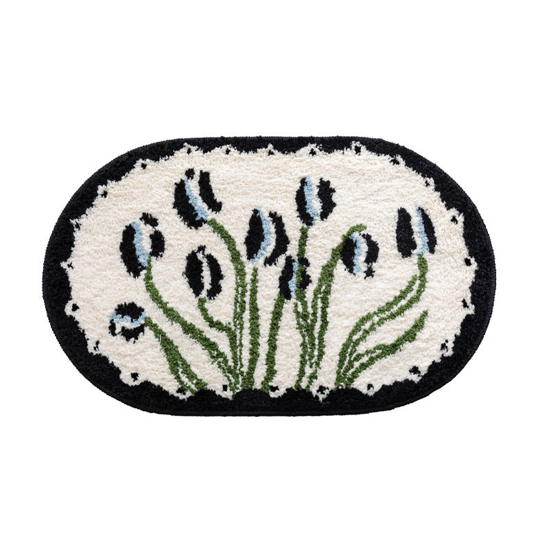 Fashion Personality Bedside Household Foot Mat
