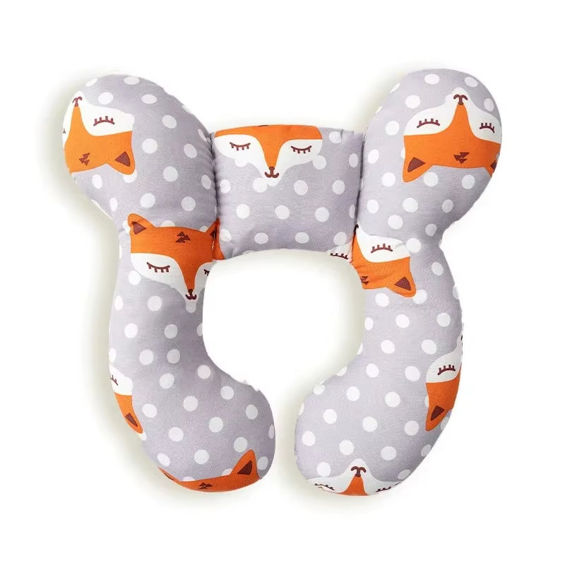 Multi-Functional Stroller Pillow New Cartoon Children'S U-Shaped Pillow Soft Baby Pillow Travel Car Children'S Pillow