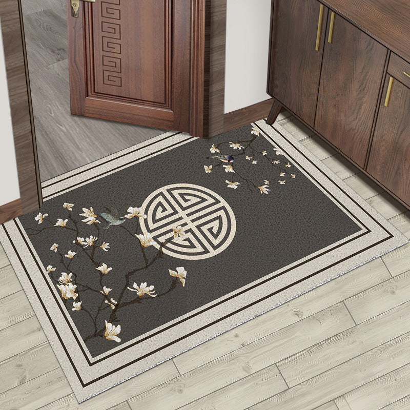 New Chinese Silk Ring Foot Mat Door Mat Entrance Home Use