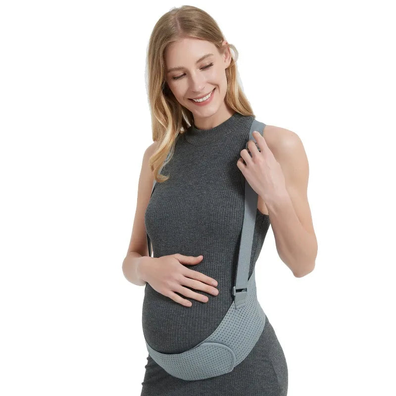 Cross Shoulder Maternity Belly Band Breathable Pregnancy Support Belt Prenatal Abdominal Support Waist Band Postpartum Wrap