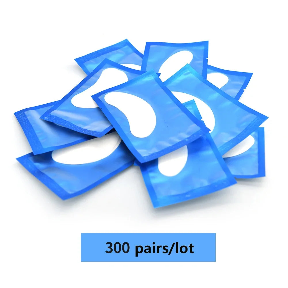 200/300/400 Pairs Hydrogel Eyelash Patches for Extension Lash Lift Makeup Under Gel Eye Patches Pads Eyelash Extension Patch