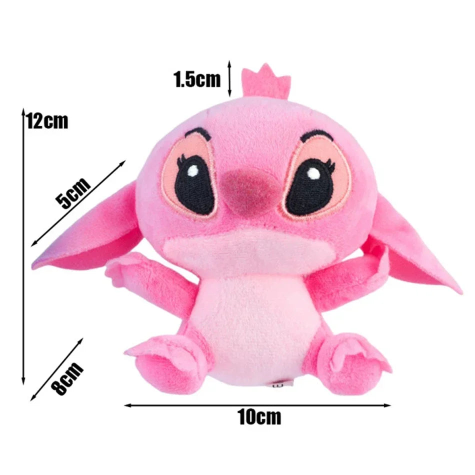 4/8inch Disney toy 12cm 20cm 25cm Stitch Stuffed Plush Models Cartoon Anime Plush Baby Toys Kawaii Kids Birthday Gift