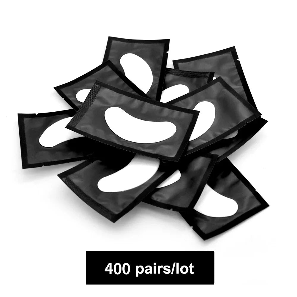 200/300/400 Pairs Hydrogel Eyelash Patches for Extension Lash Lift Makeup Under Gel Eye Patches Pads Eyelash Extension Patch