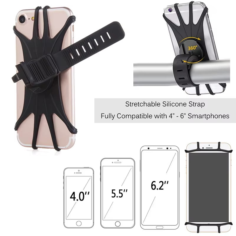 For Iphone GPS Device Baby Stroller Accessories Mobile Phone Holder Rack Universal 360 Rotatable Baby Pram Cart Phone Holdeolder