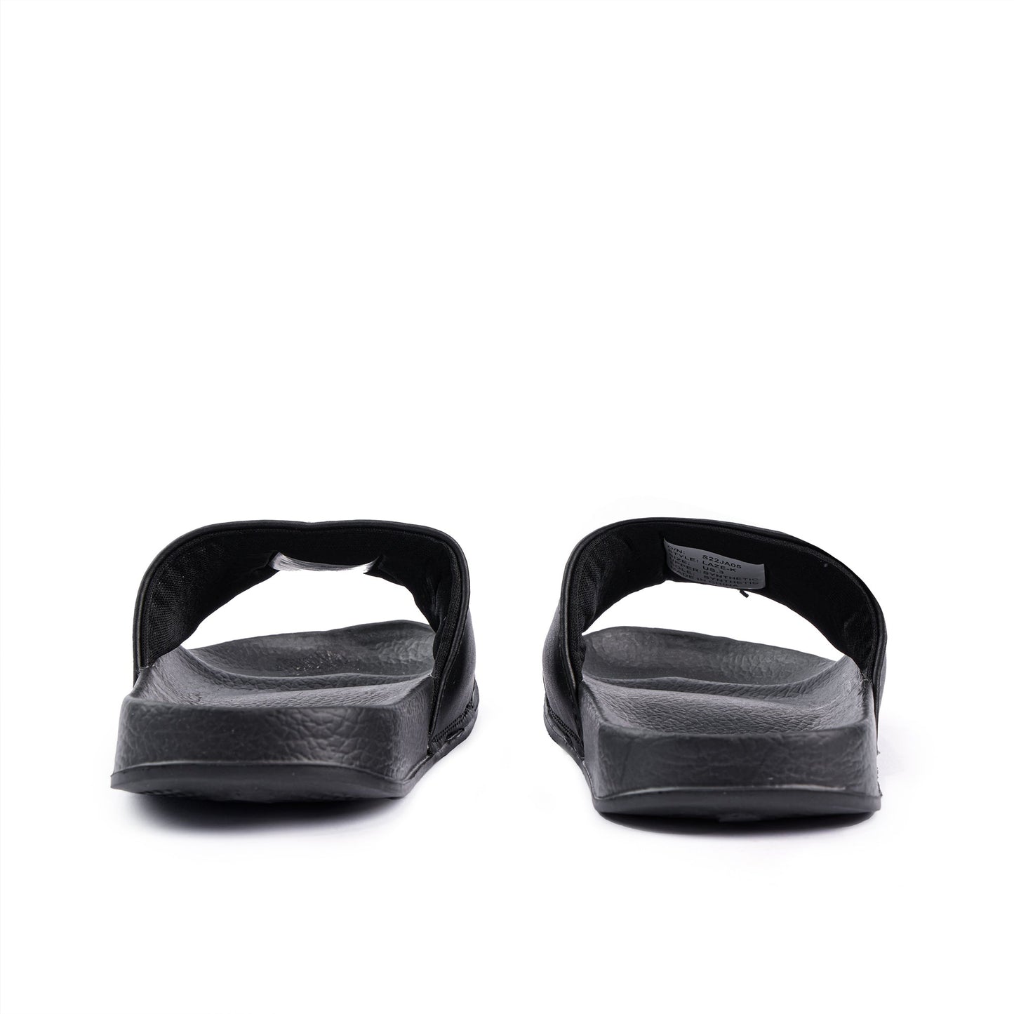 Laze Girls Slides Black/Metallic Blush