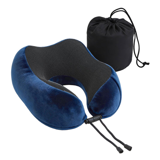 Wanderlite Travel Pillow for Airplanes Memory Foam Neck Pillows for Traveling, Soft & Washable Cover with Storage Bag, Portable Plane Accessories...