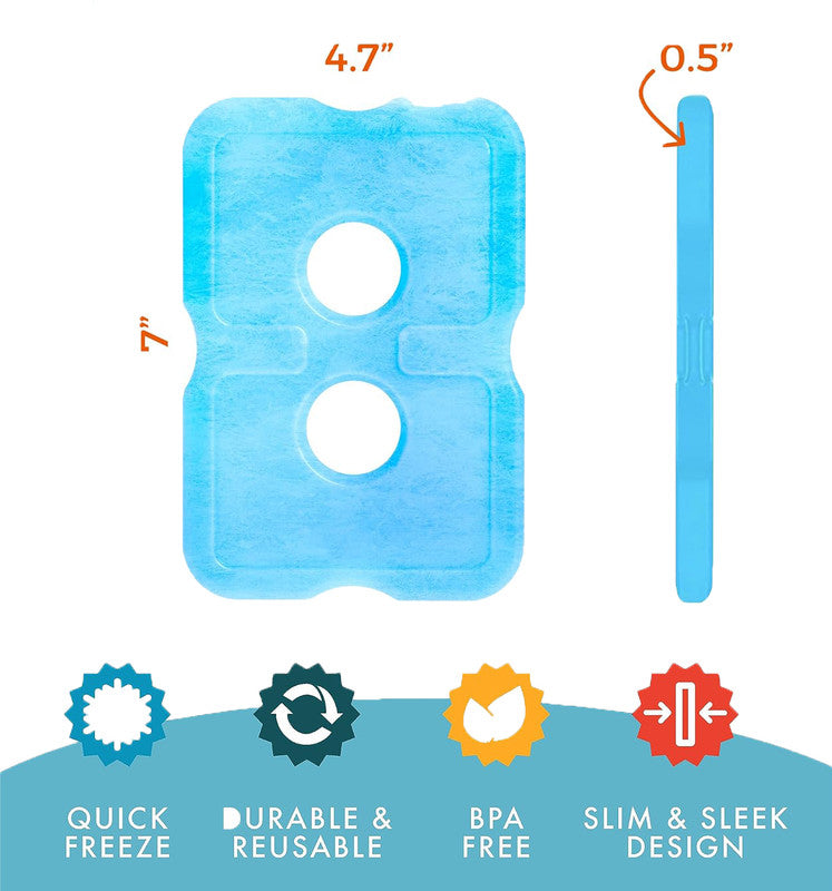 Stainless Steel Snack Box Container with Ice Pack & Lunch Bag for Man & Women - Bento Lunch Box Kit for School,office,Work,Travel,Camping, Reusable...