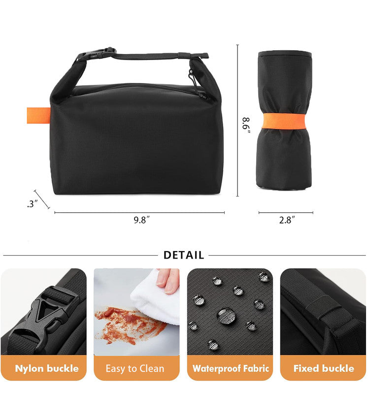 Stainless Steel Snack Box Container with Ice Pack & Lunch Bag for Man & Women - Bento Lunch Box Kit for School,office,Work,Travel,Camping, Reusable...