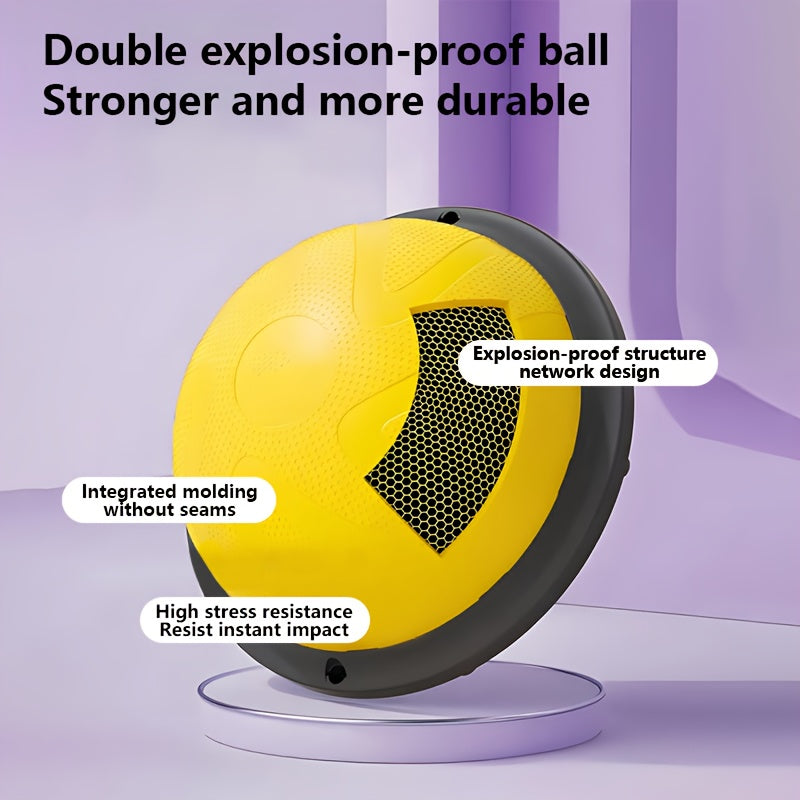 Hemisphere Trainer – Portable Inflatable Balance Trainer, specifically designed for core training, yoga, rehabilitation, and Pilates, equipped with...