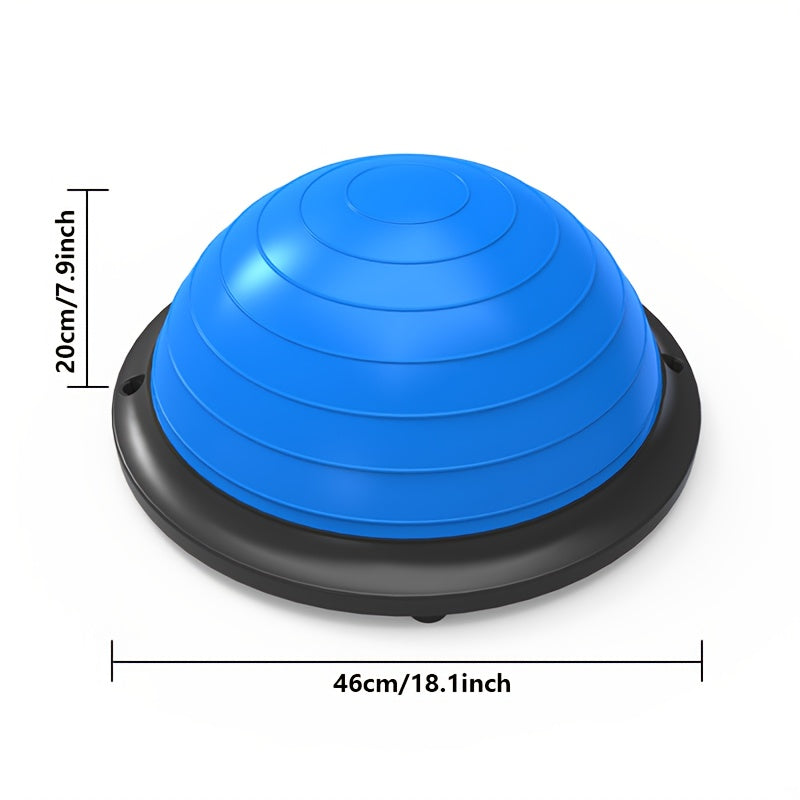 Hemisphere Trainer – Portable Inflatable Balance Trainer, specifically designed for core training, yoga, rehabilitation, and Pilates, equipped with...