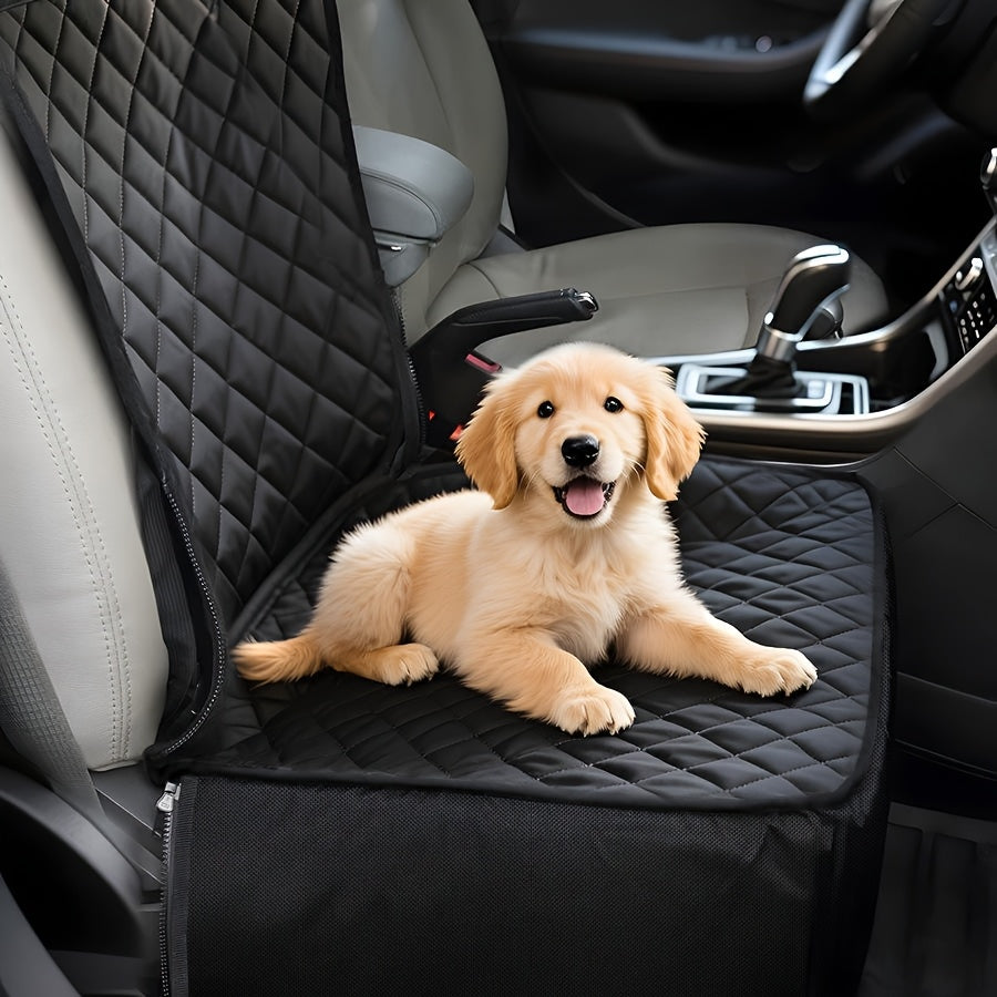 Dog Car Seat - Travel Carrier with Adjustable Straps for Small to Medium Dogs