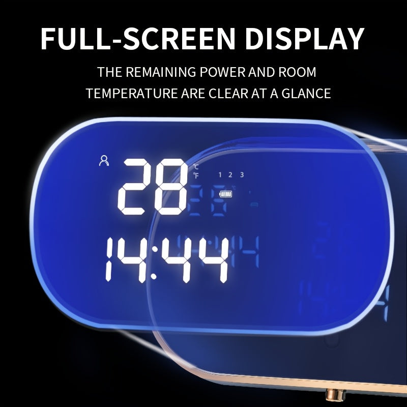 Sensor-Activated Automatic Soap Dispenser, Digital Display Screen, Type-C Charging, Upgraded Infrared Sensing, Extra-Large Battery for Extended...