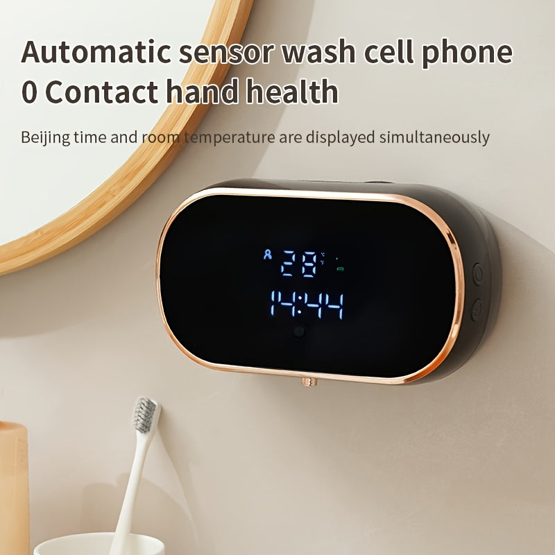 Sensor-Activated Automatic Soap Dispenser, Digital Display Screen, Type-C Charging, Upgraded Infrared Sensing, Extra-Large Battery for Extended...