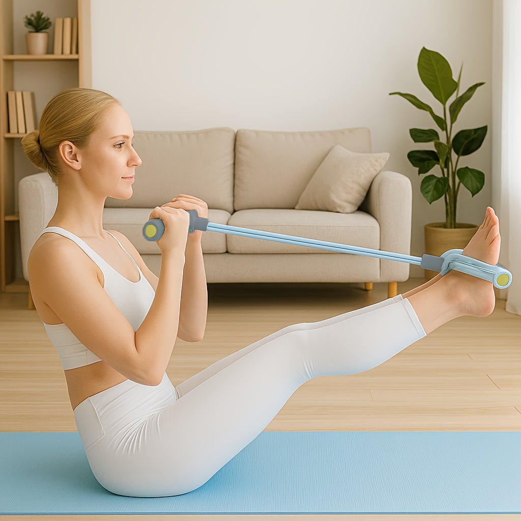 Resistance Band Exerciser: Full-Body Workout, Easy Toning(SKY BLUE)
