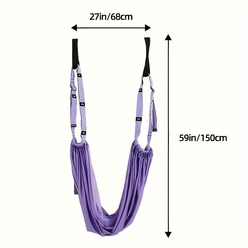 Hanging Fitness Resistance Band: 4-Step Installation, Full-Body Stretching & Strength Training at Home(BLUE)
