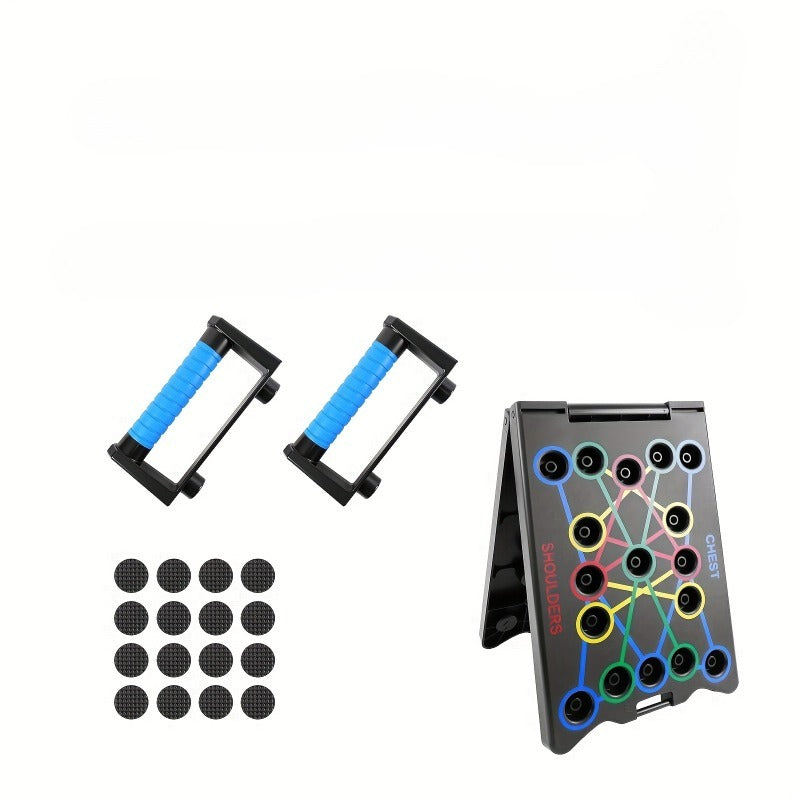 Multifunctional Folding Push-up Board, Home Fitness Push-up Stands, Versatile Home Exercise Equipment. It helps exercise and strengthen shoulders,...