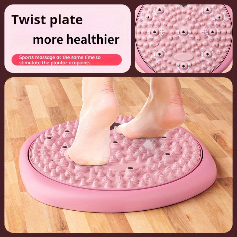 Magnetic Foot Massage & Waist Twisting Disc｜Home Body-Shaping Fitness Equipment, Silent Anti-Slip Dual-Function, Promotes Circulation & Improves...