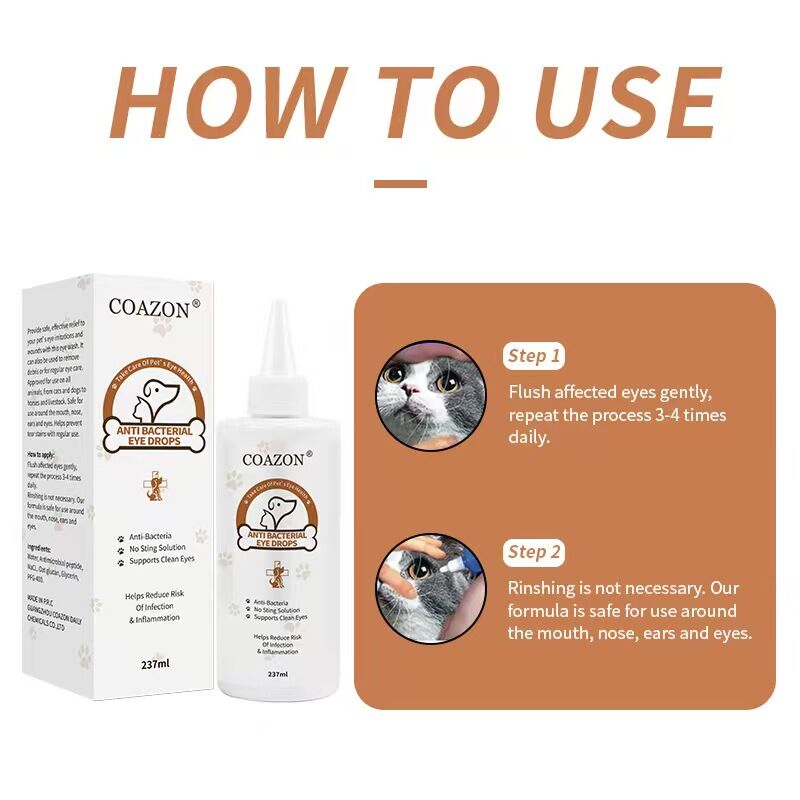 pet products Pet products COAZON, Eye Stain Remover for Dogs and Cats, Dry Eyes, Keratitis ,Conjunctivitis,One's Eyes Become Bloodshot,Redness And...